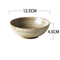 Retro Style Rough Pottery Tableware
