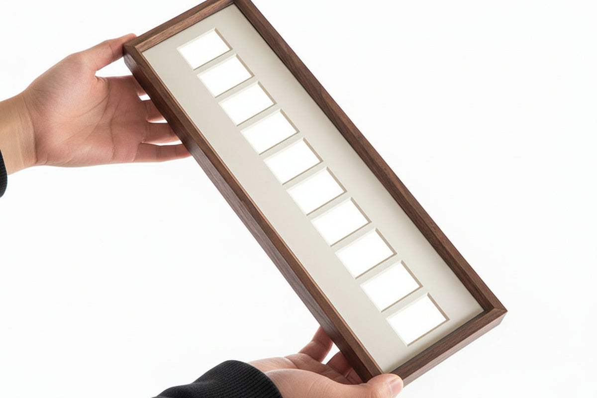Solid Wood Photo Frame Wall