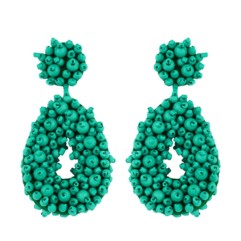 Woven Bead Earrings