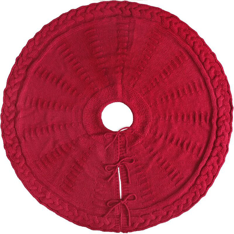Knitted Christmas Tree Skirt