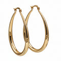 Geometric Oval Earrings