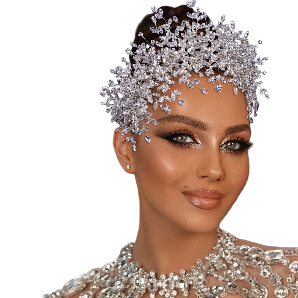 Rhinestone Ice And Snow Queen Wedding Crown
