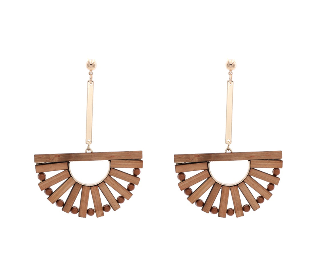 Bamboo Hollow Earrings