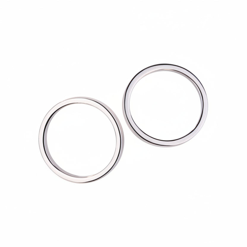 Tiny Circle Stud Earrings