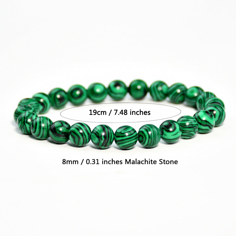 Malachite Beaded Bracelet