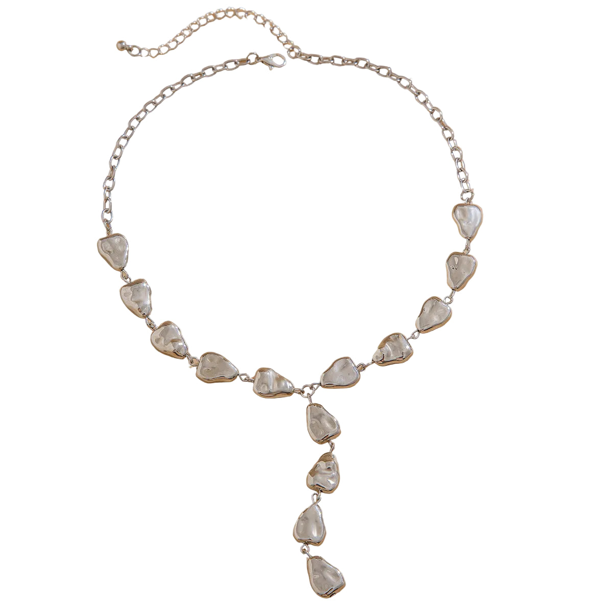 Irregular Baroque Y-shaped collarbone chain