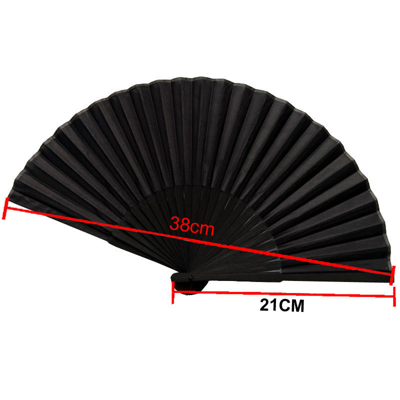 Black Silk Fan