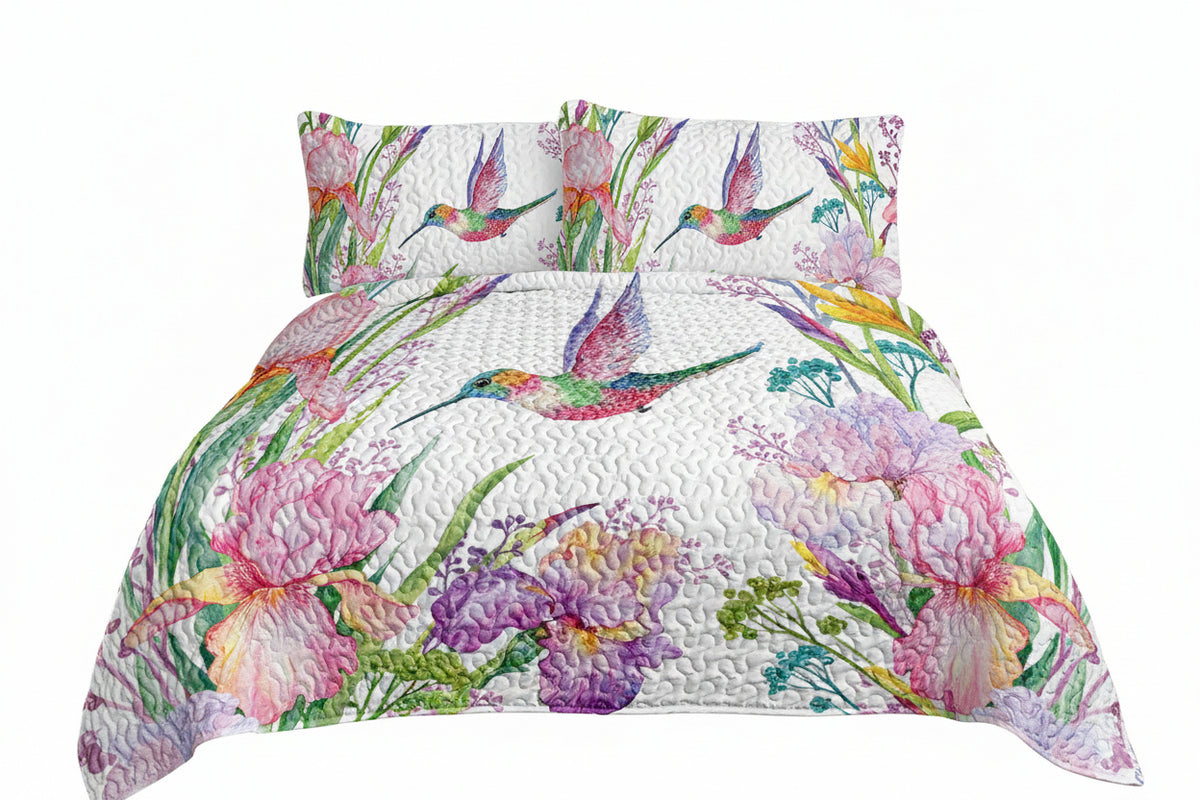 Humming Bird Quilt Set
