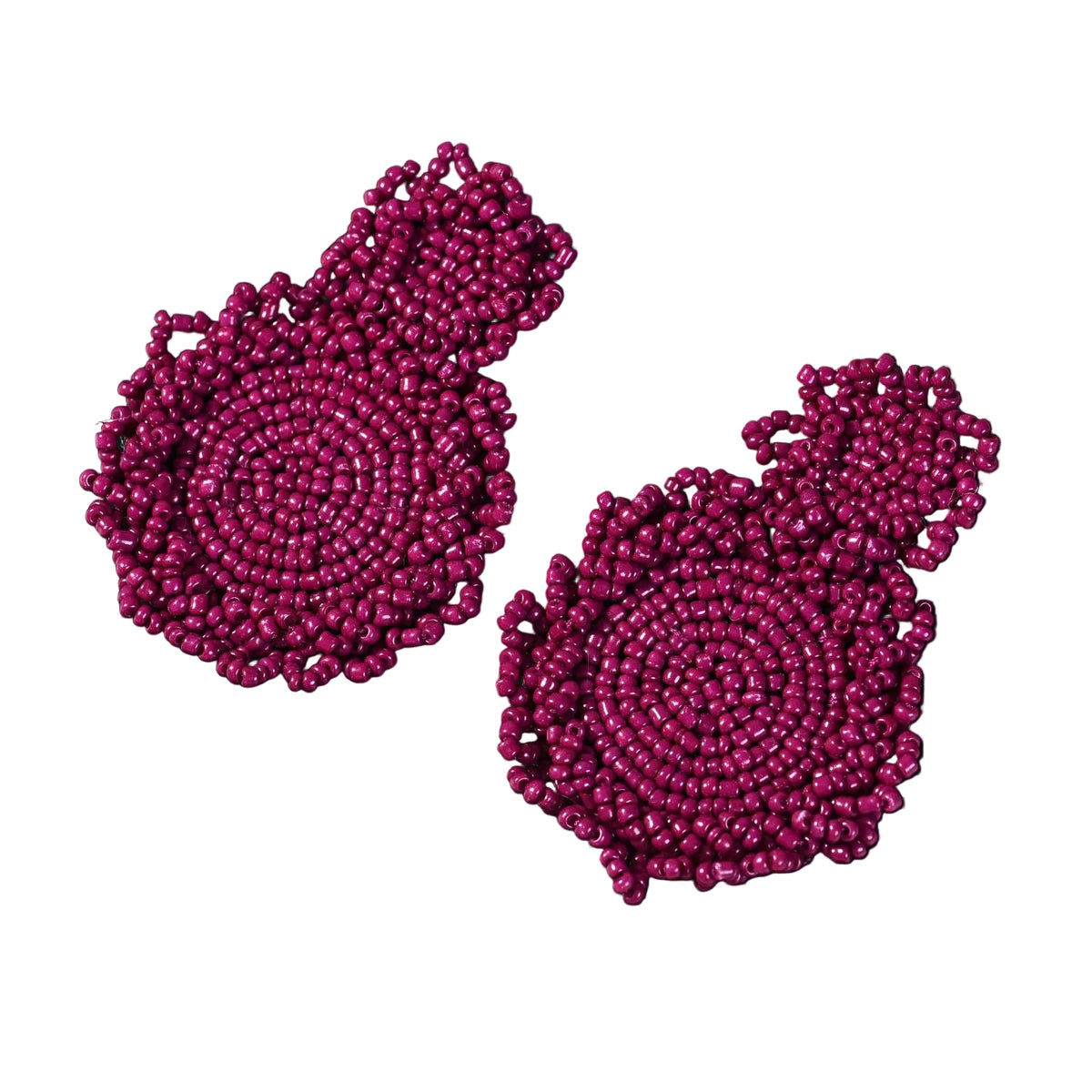 Hand Woven Rice Bead Earrings