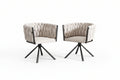 Velvet Swivel Dining Chair