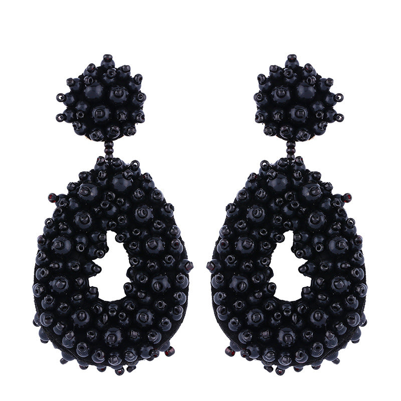 Woven Bead Earrings