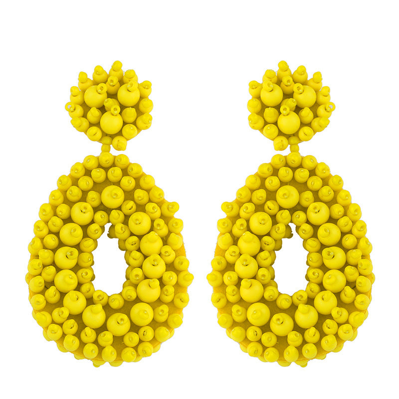Woven Bead Earrings