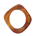 Large marble pattern exaggerated acrylic bracelet