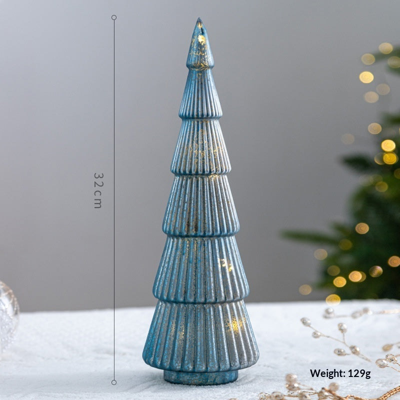 Crystal Glass Christmas Tree Ornament