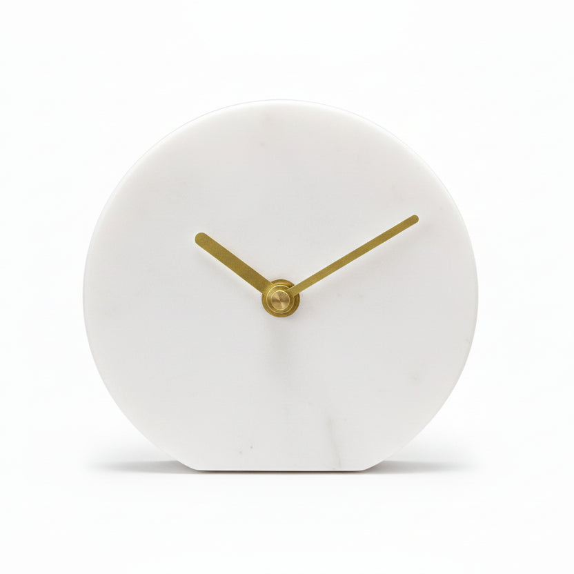 Marble Table Clock