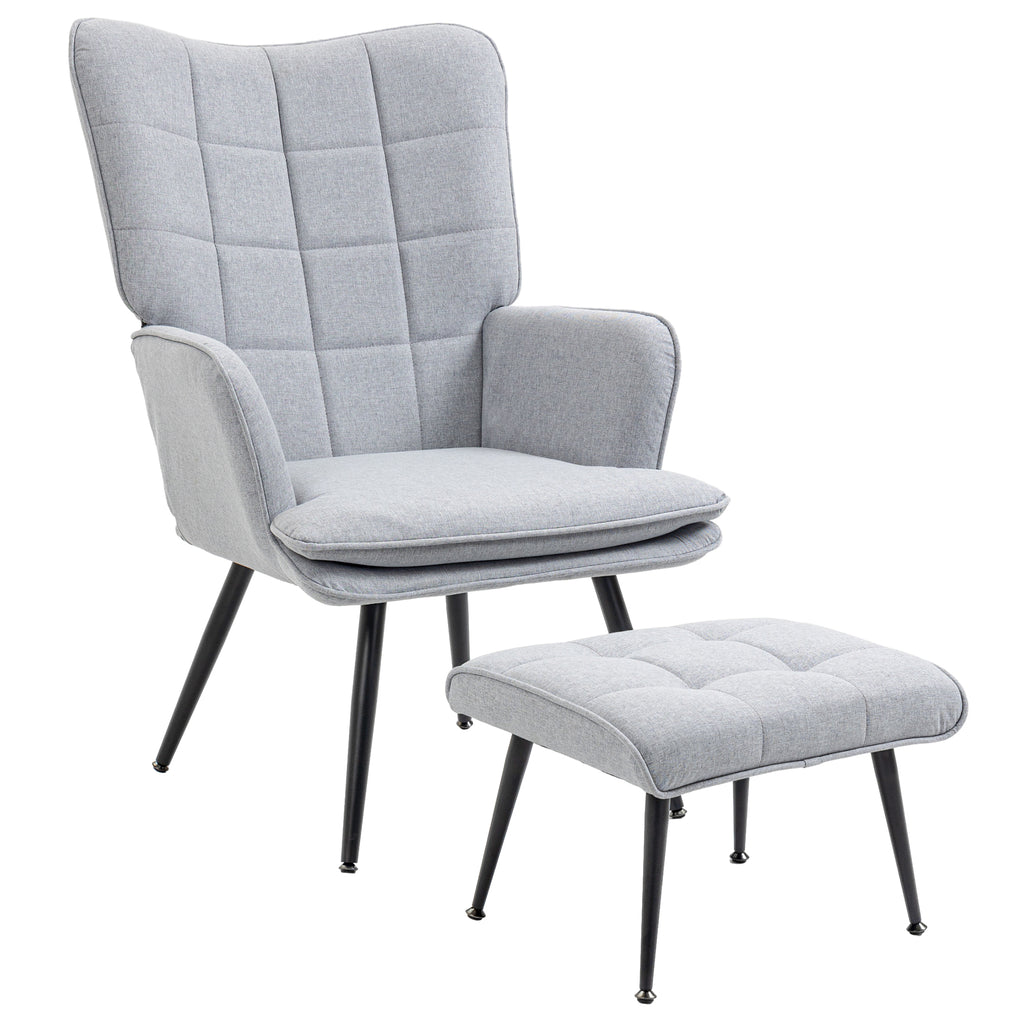 Armchair With Footstool