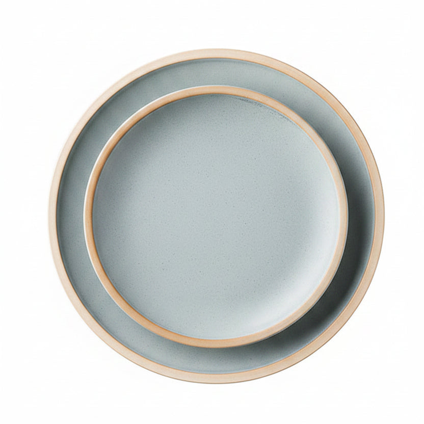 Pure color matte ceramic plate
