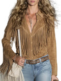 Toffee Fringe Shirt