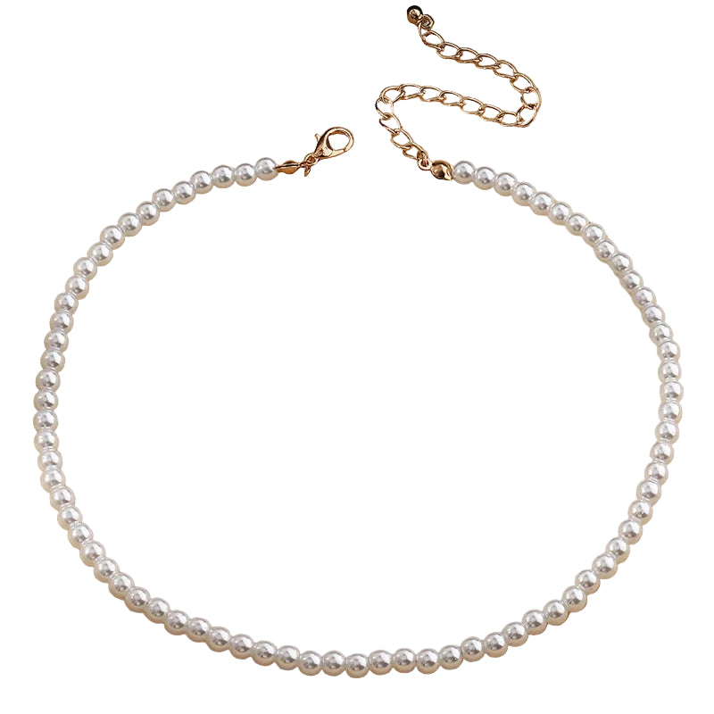 Elegant Round Pearl Necklace