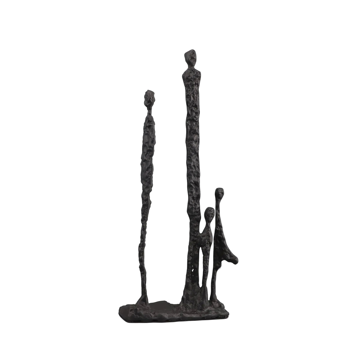 Black Cast Iron Man Ornament