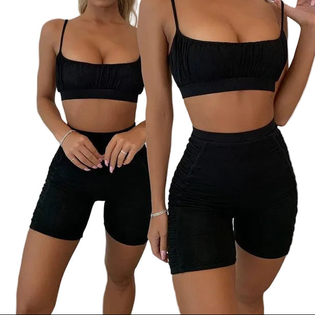 Sports Bra High Waist Gym Set