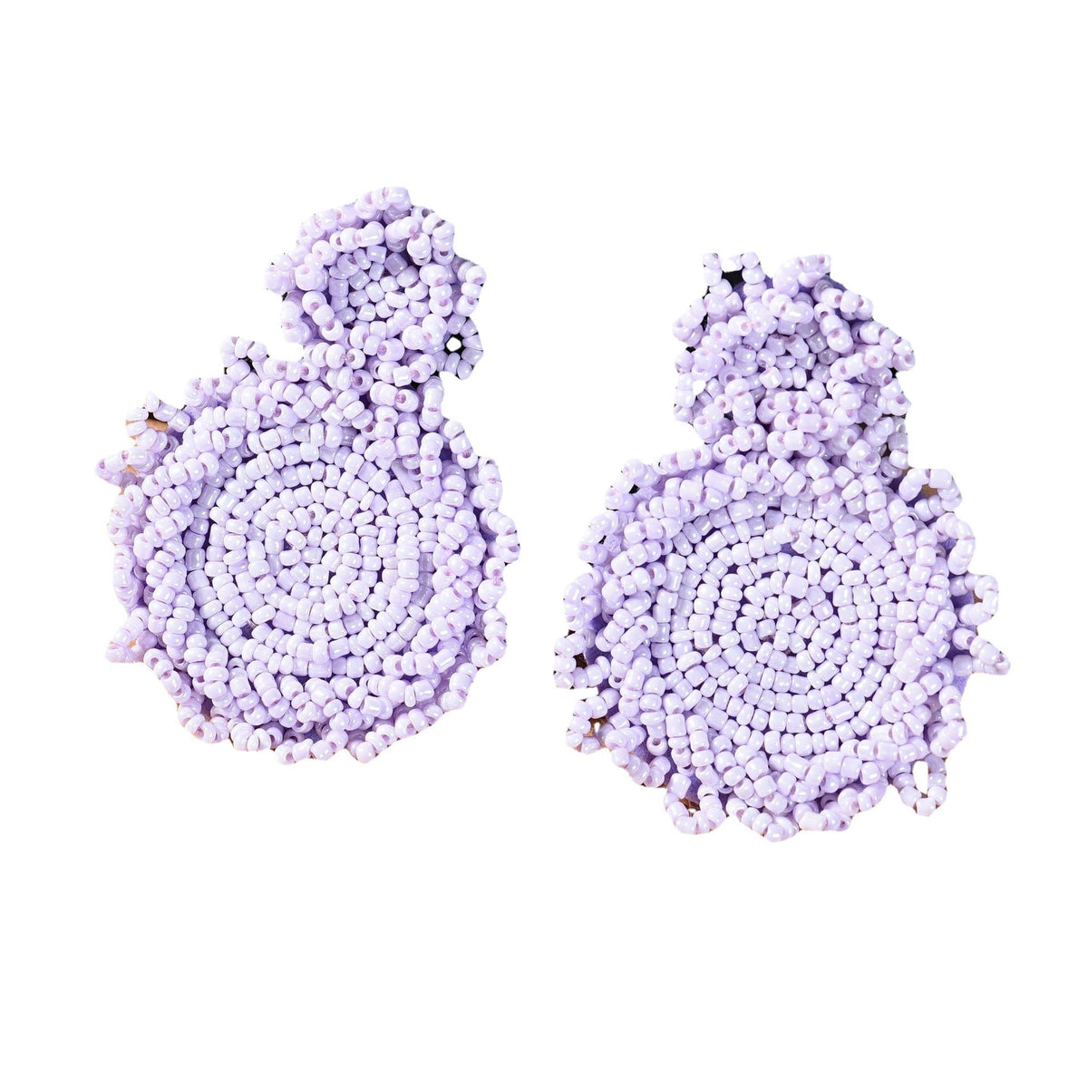Hand Woven Rice Bead Earrings