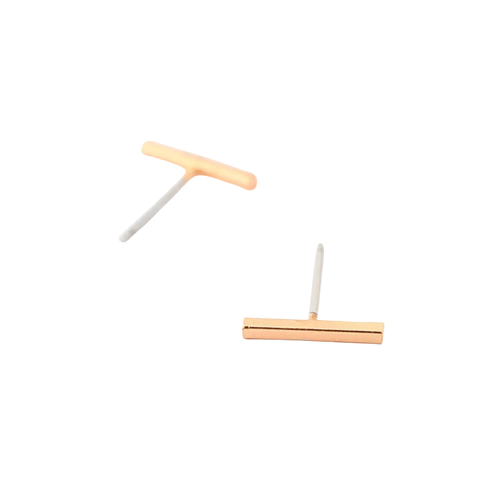 Flat Stud Earrings