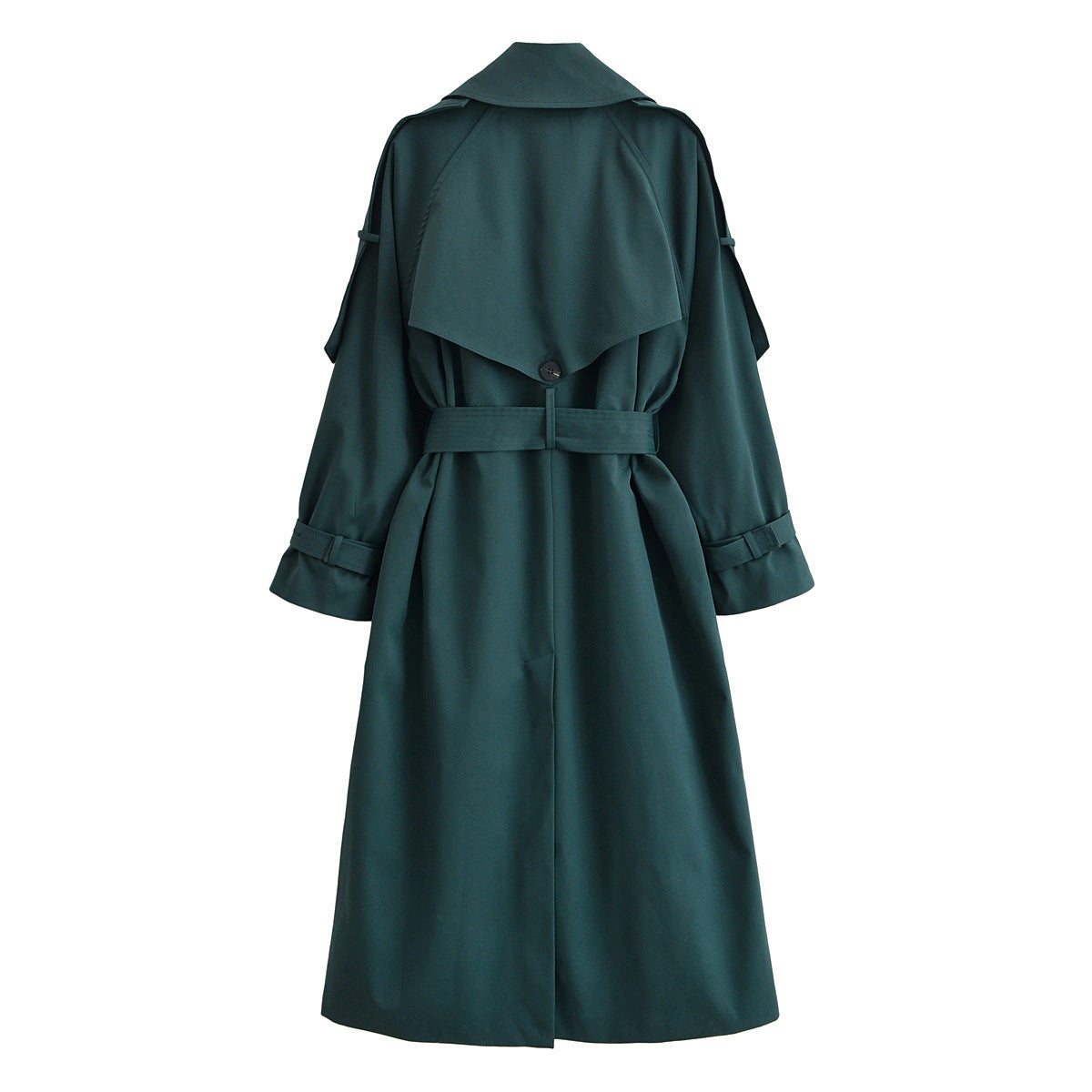 Long Belted Windbreaker