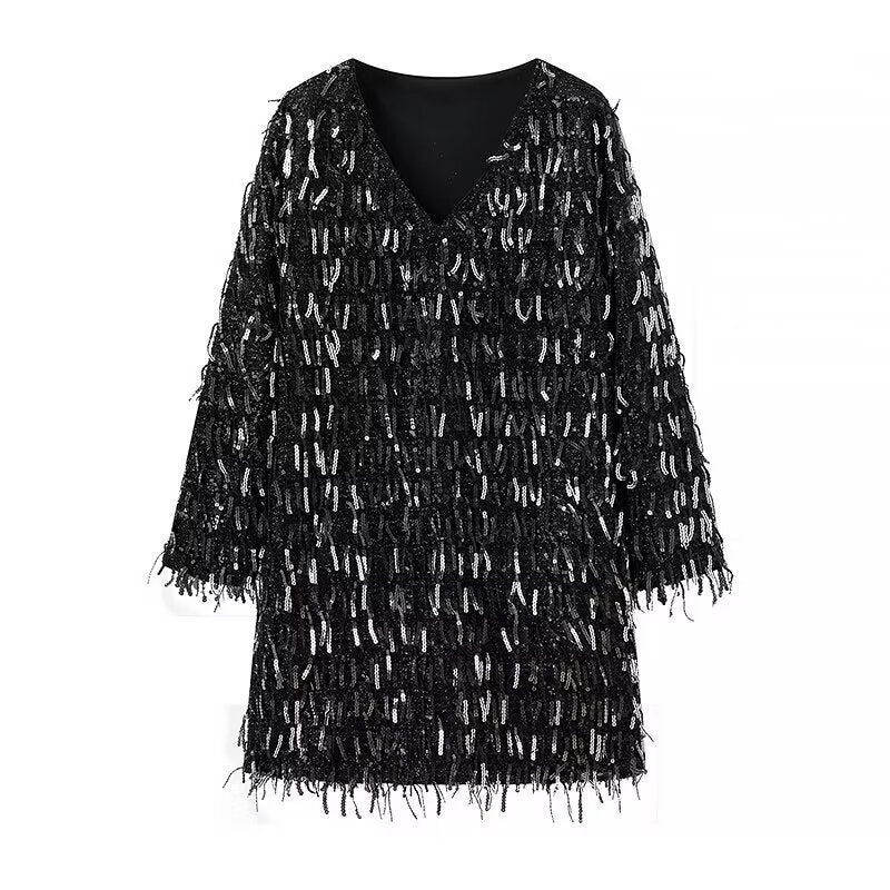 Tassel Bead Embellished Mini