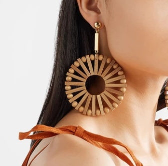Bamboo Hollow Earrings