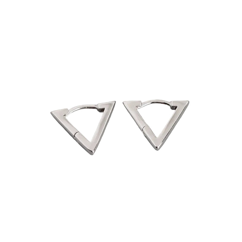 Triangle s925 sterling silver earrings