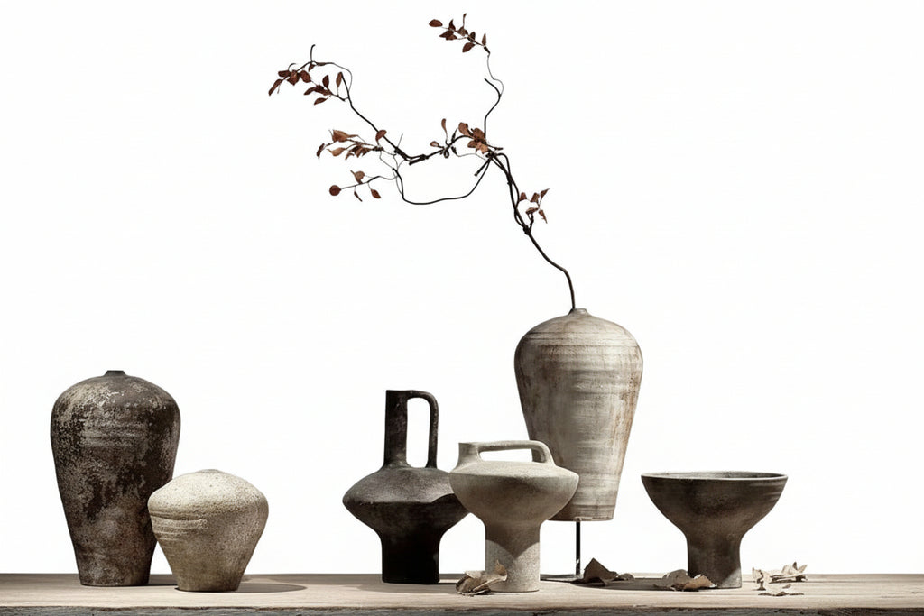 Handmade Pottery Abstract Vase