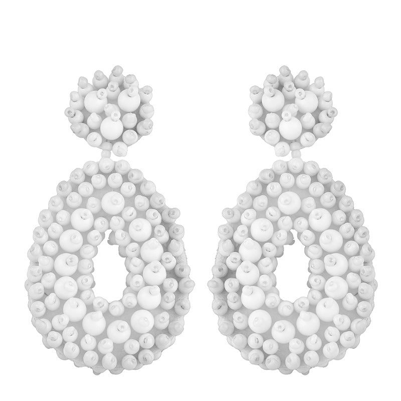 Woven Bead Earrings