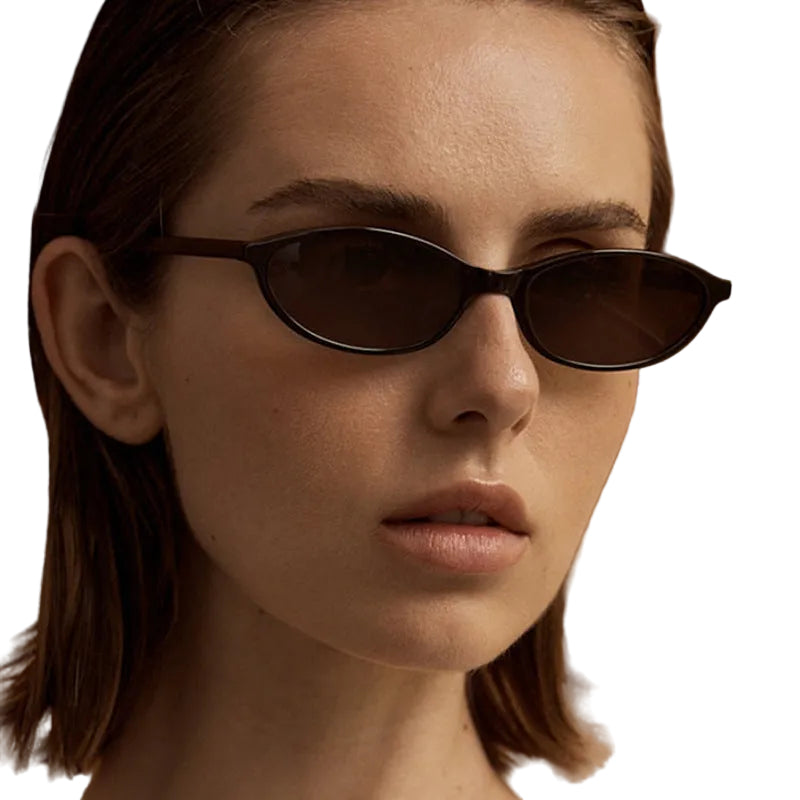 Elliptical Small Frame Sunglasses