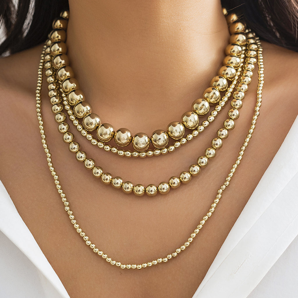 Layered Bead Necklace