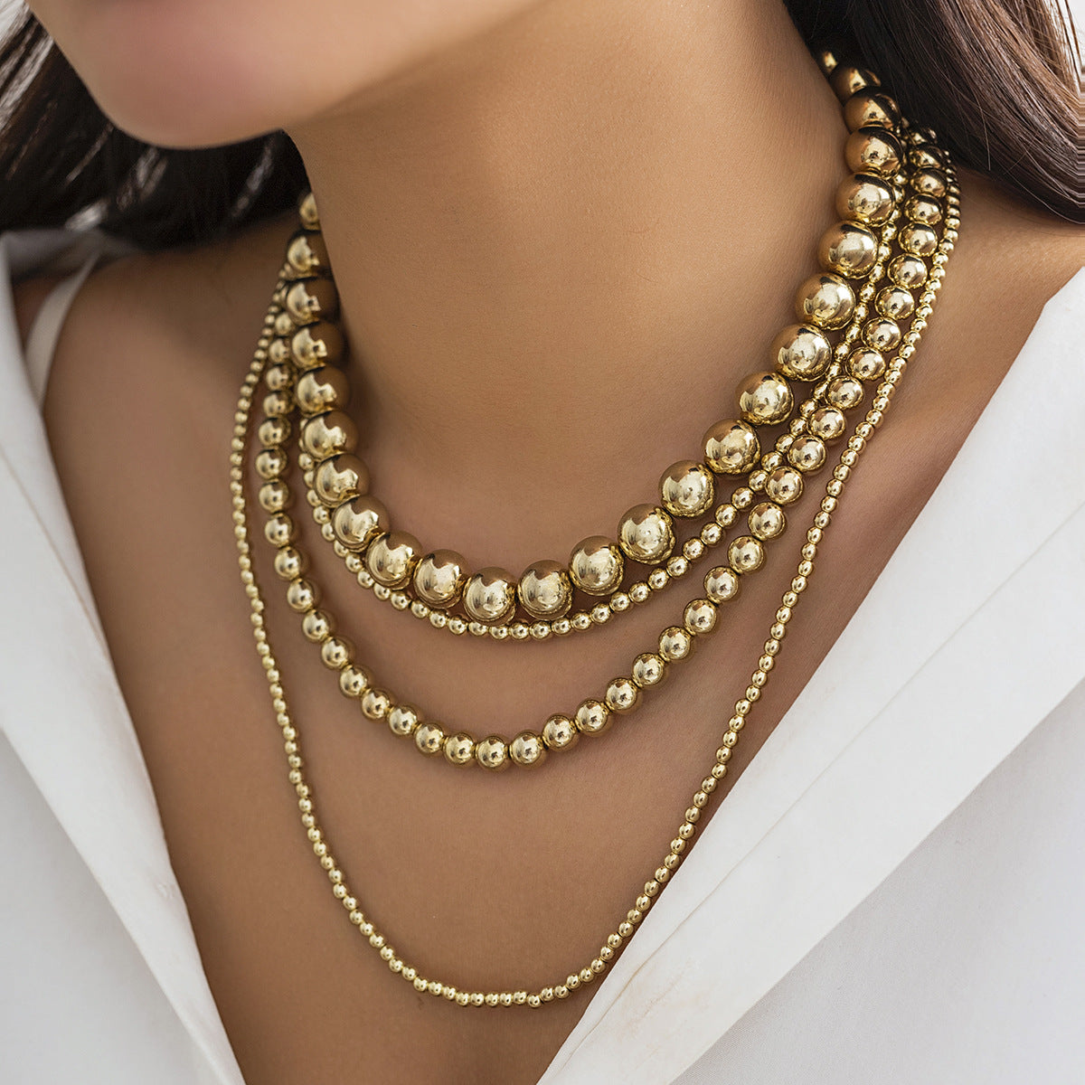 Layered Bead Necklace