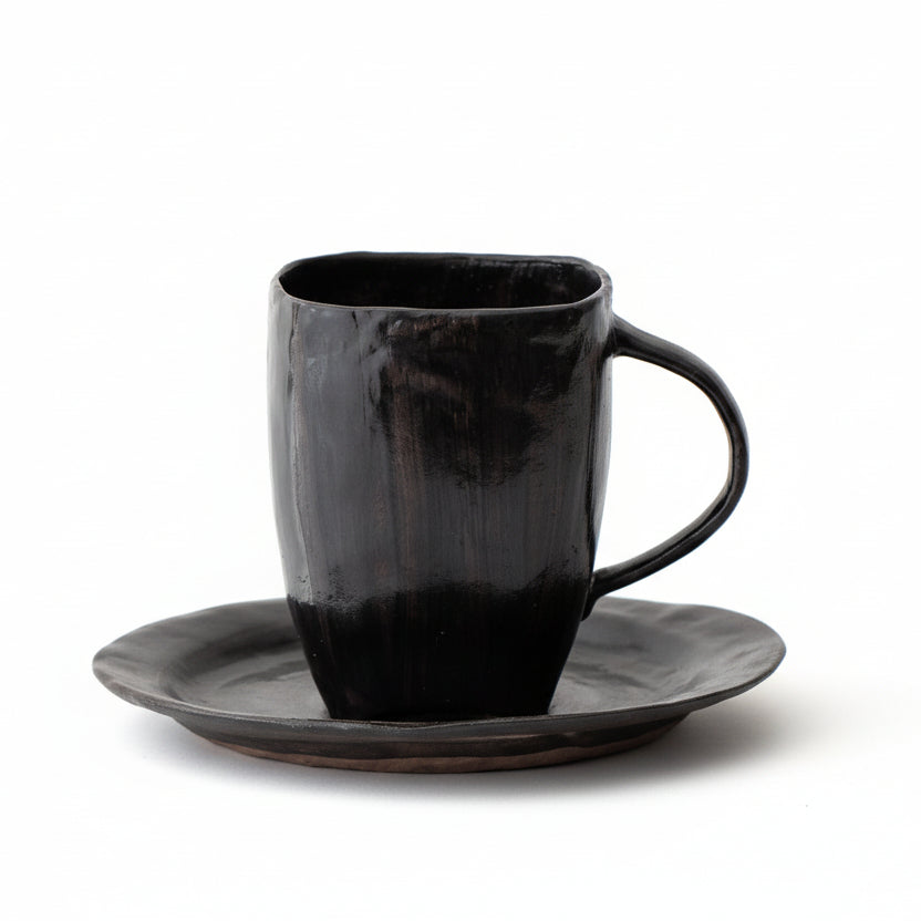 Handmade Rock Pottery Mug