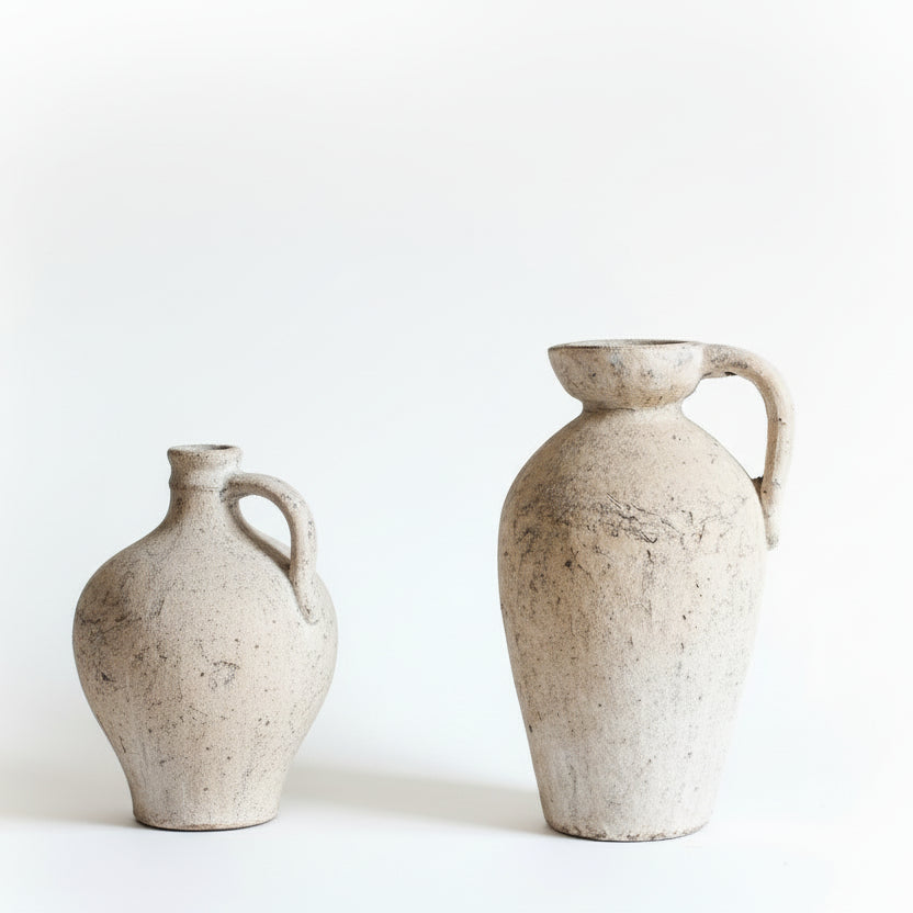 Handmade clay pots