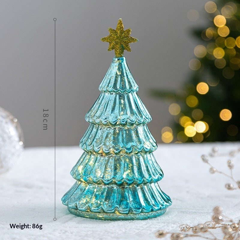 Crystal Glass Christmas Tree Ornament