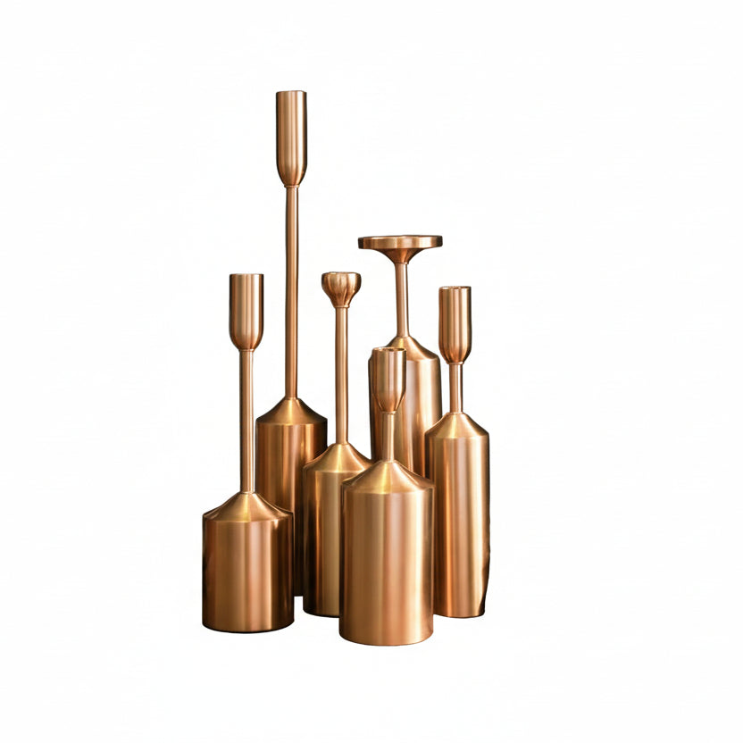 Metal Plating Candle Holder
