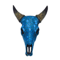 Wall ornaments with pointed cow head bone