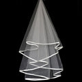 bride wedding veil single 1.5 Satin net wrapping wedding headdress