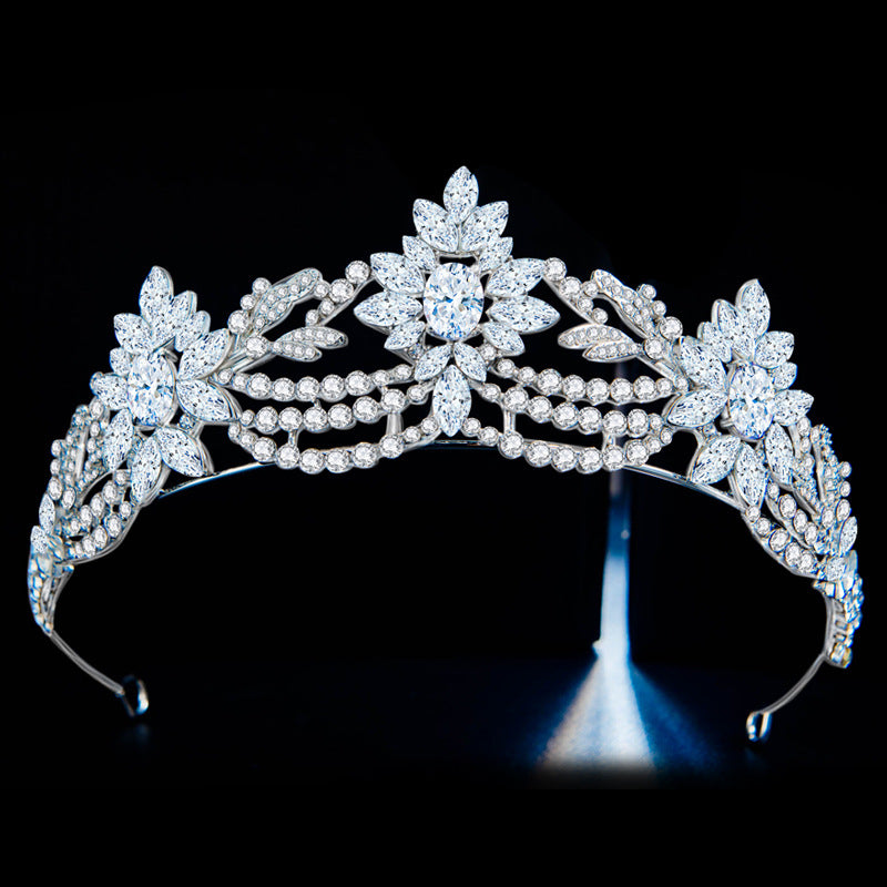 Zirconia Bridal Wedding Crown