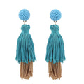 Double Layered Tassel Earrings