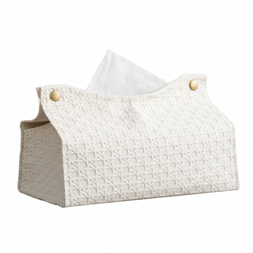 Leather Look Tissue Box