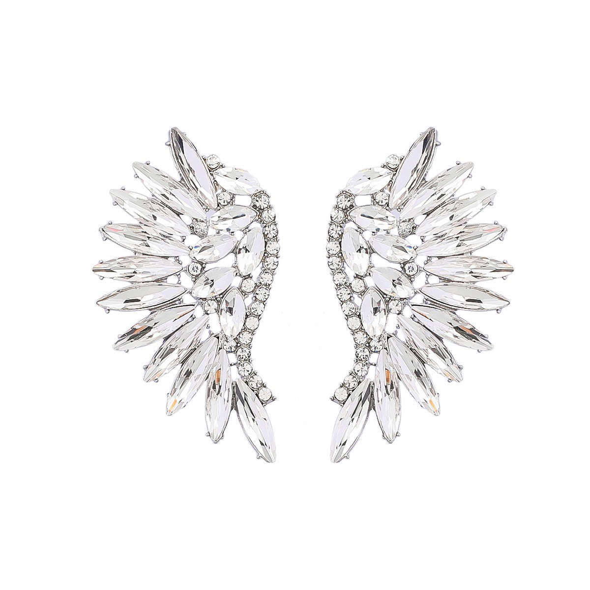 Wing Rhinestone Earrings