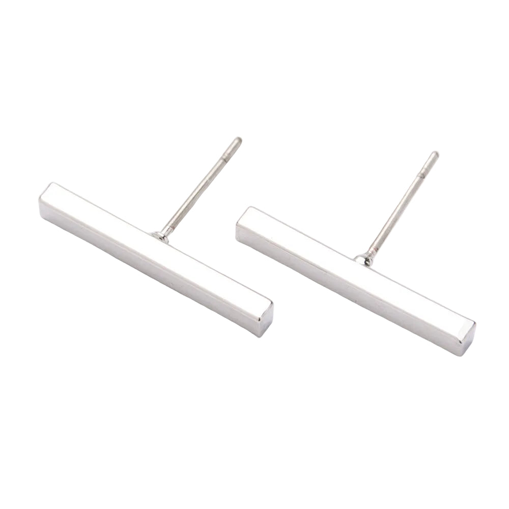Flat Stud Earrings