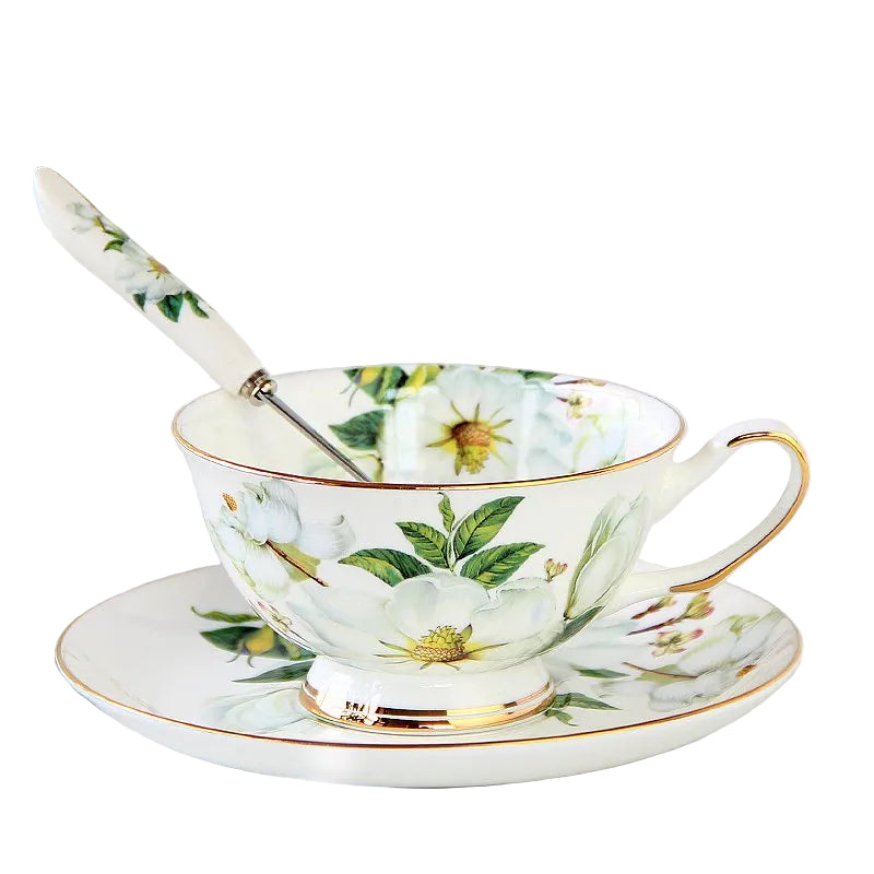 porcelain cup and saucer