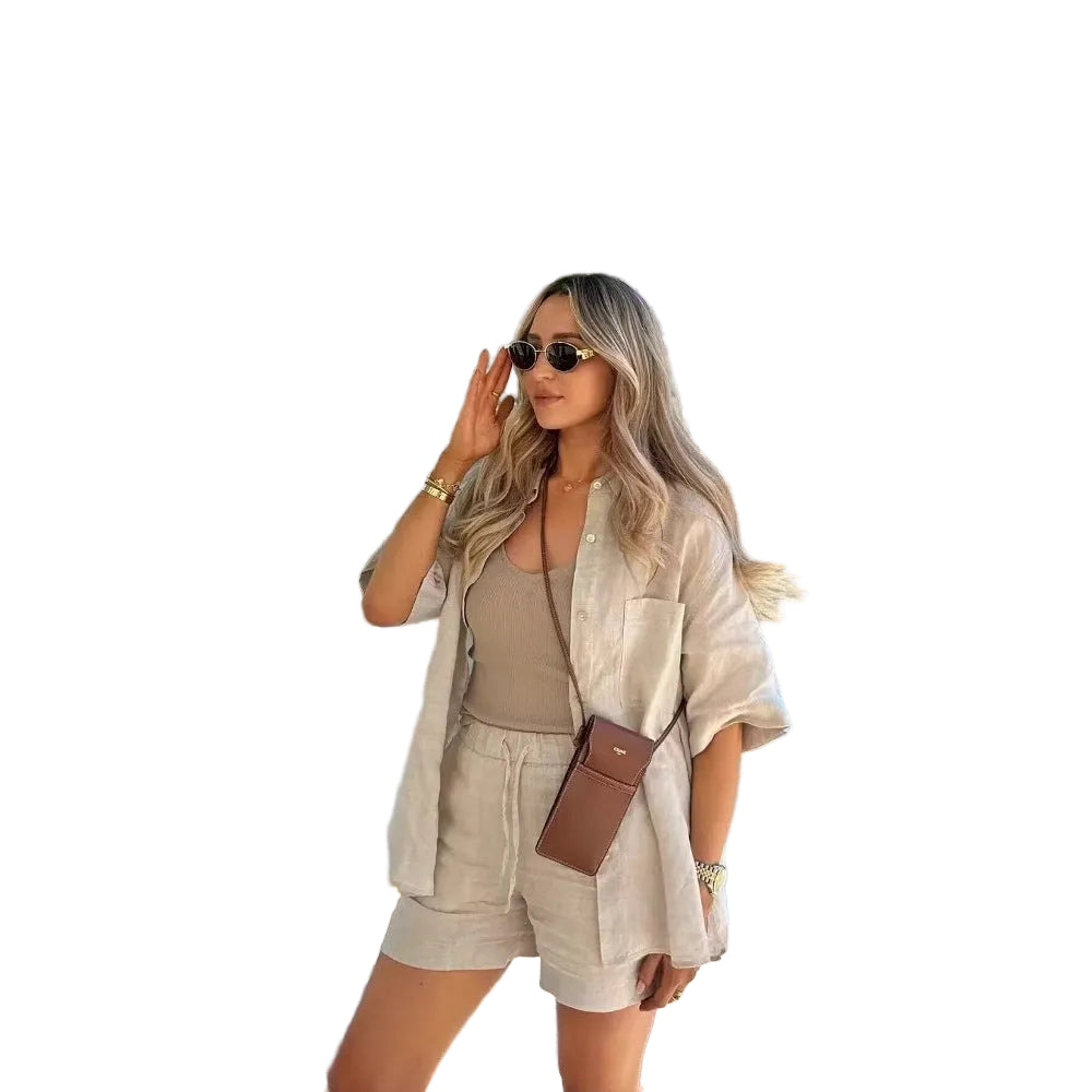 Blouse and Shorts