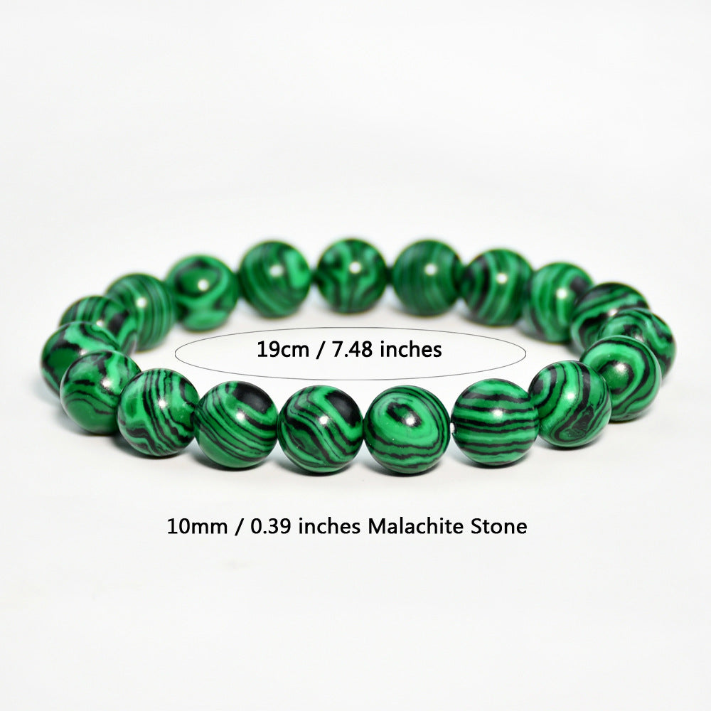 Malachite Beaded Bracelet